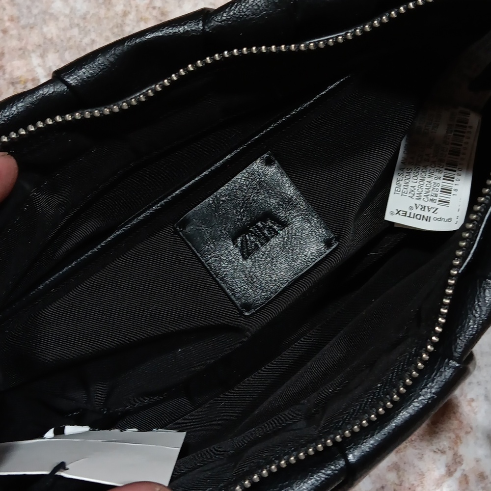 NEW Studded Black Shoulder Bag - Women - Picture 12 of 13